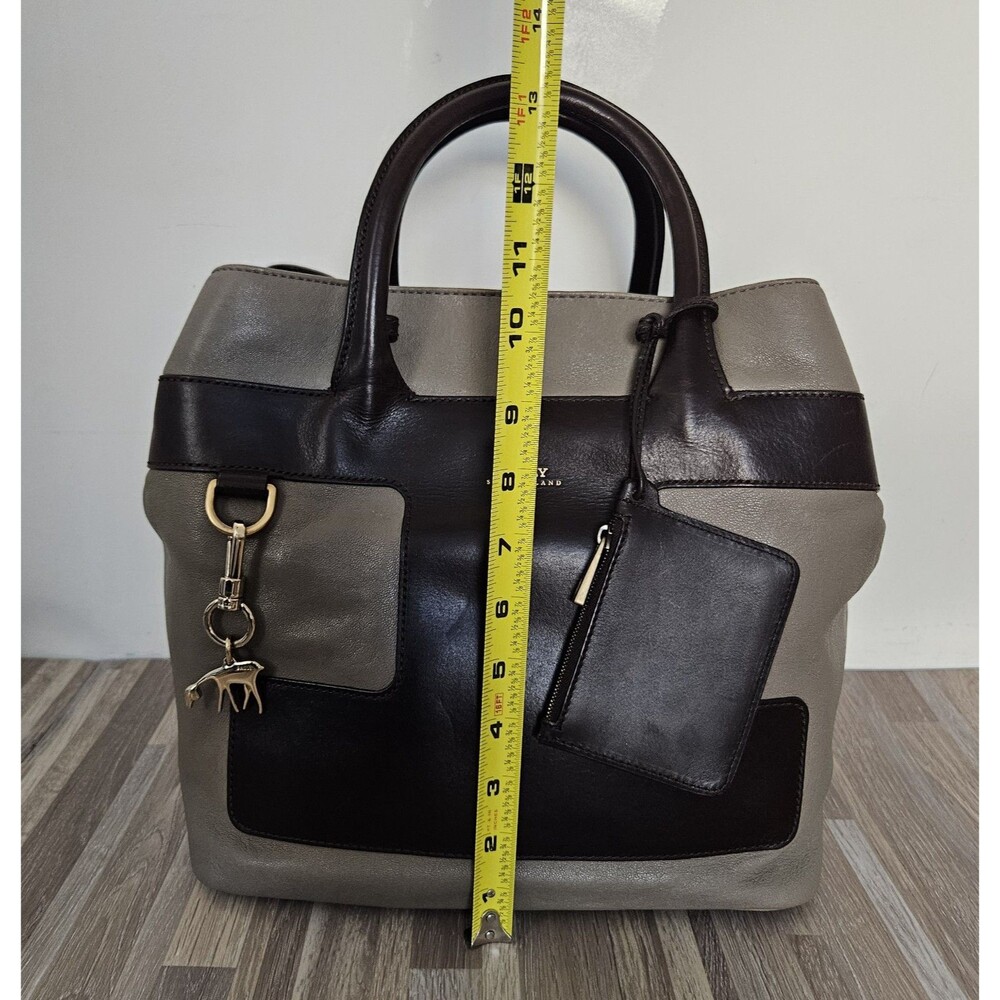 Bally Goat Skin Leather Handbag PINA-MD Tote Satchel Shoulder Swiss Made Vintage - Picture 12 of 16